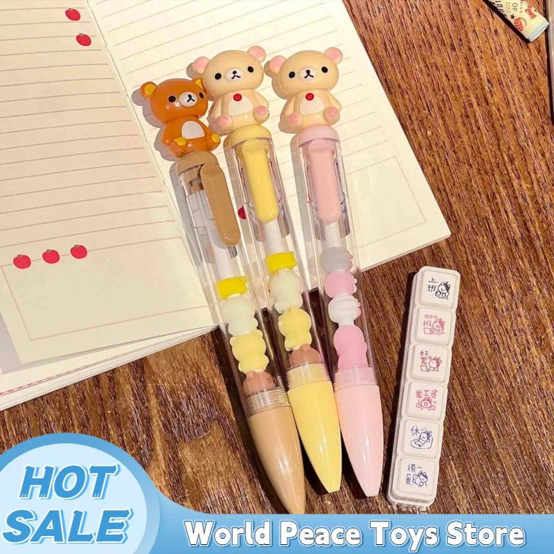 Stationery Supplier - Długopis żelowy Rilakkuma Bear Sister, kreskówkowy,