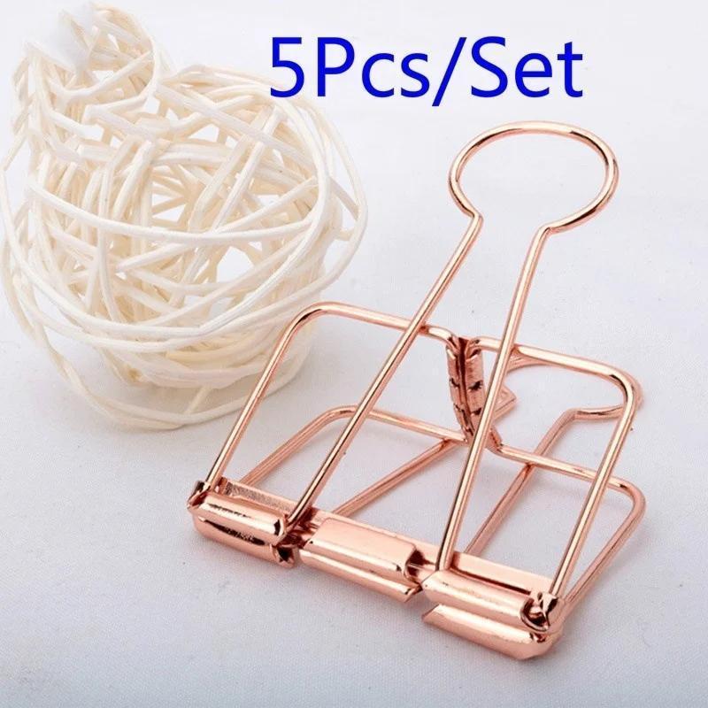 5 szt. Klipsy metalowe w kolor – Binder Clip Assorted recenzja i cena