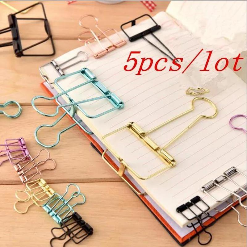 5 szt. Klipsy metalowe w kolor – Binder Clip Assorted recenzja i cena